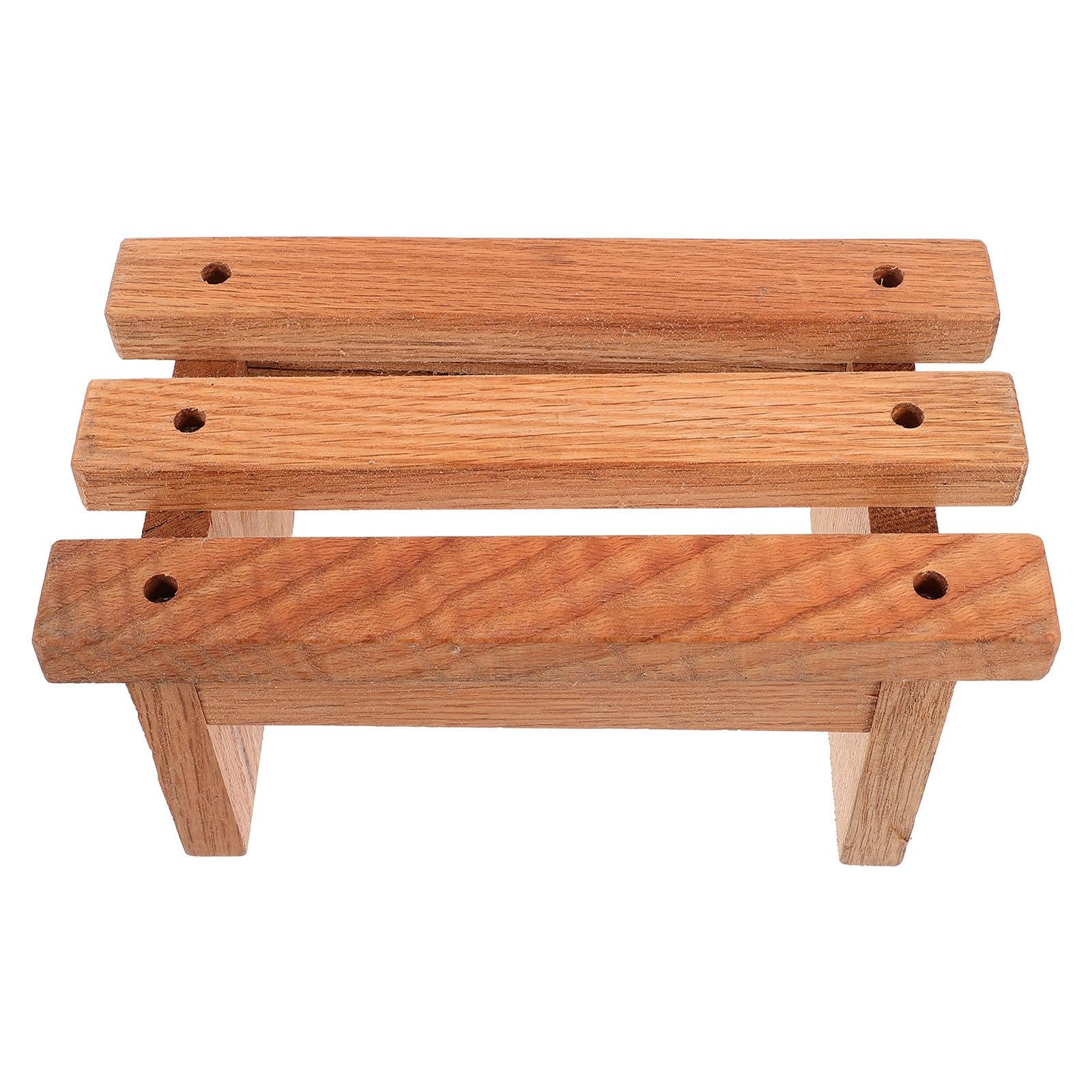 Tabouret en bois pour salle de bain avec surface lisse