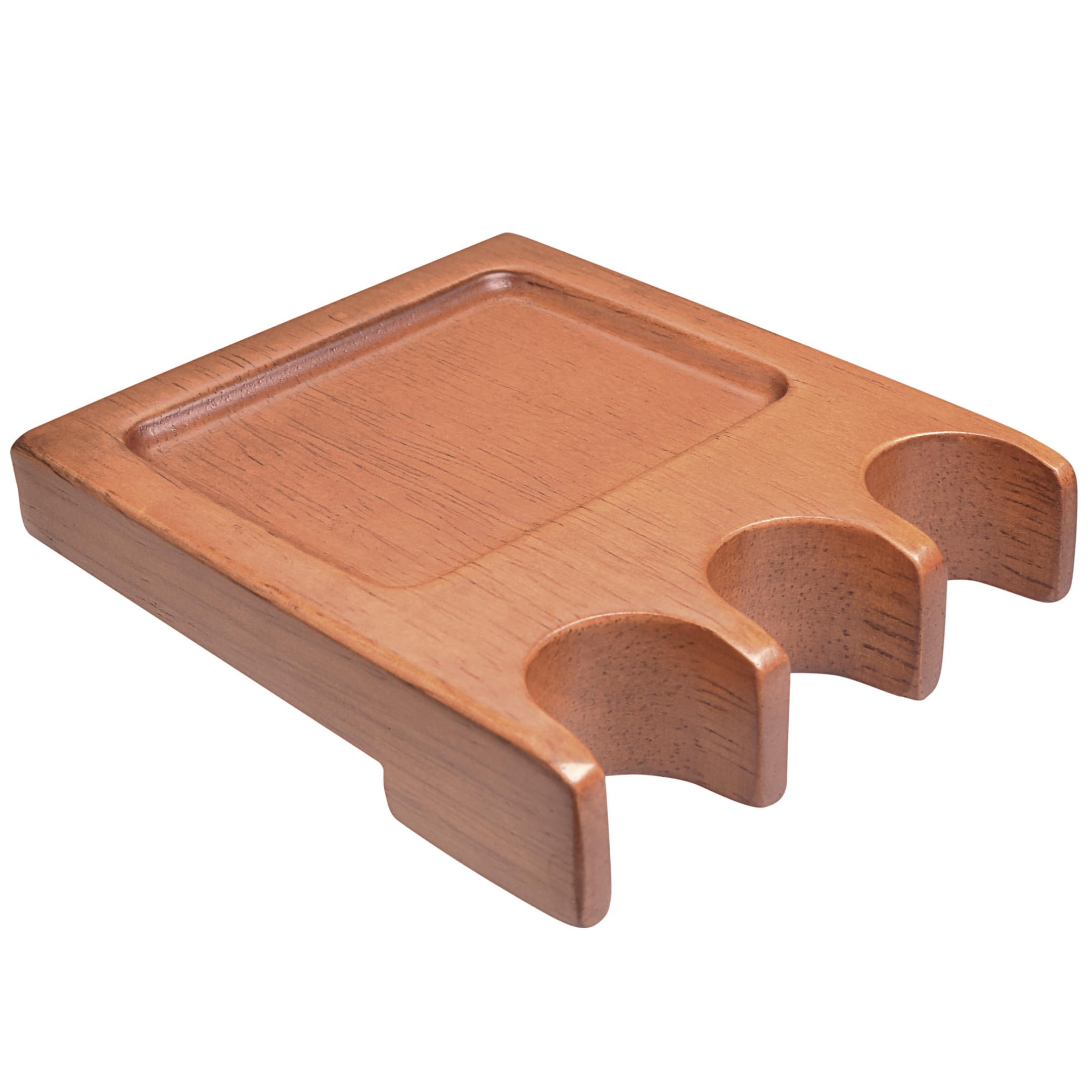 BILLIARDS XPRESS Pool Stick Holder, Portable Cue Stick Claw Rack Holds Cues Against Table, Bar or Chair – Weighted Solid Wood with Rounded Edges and