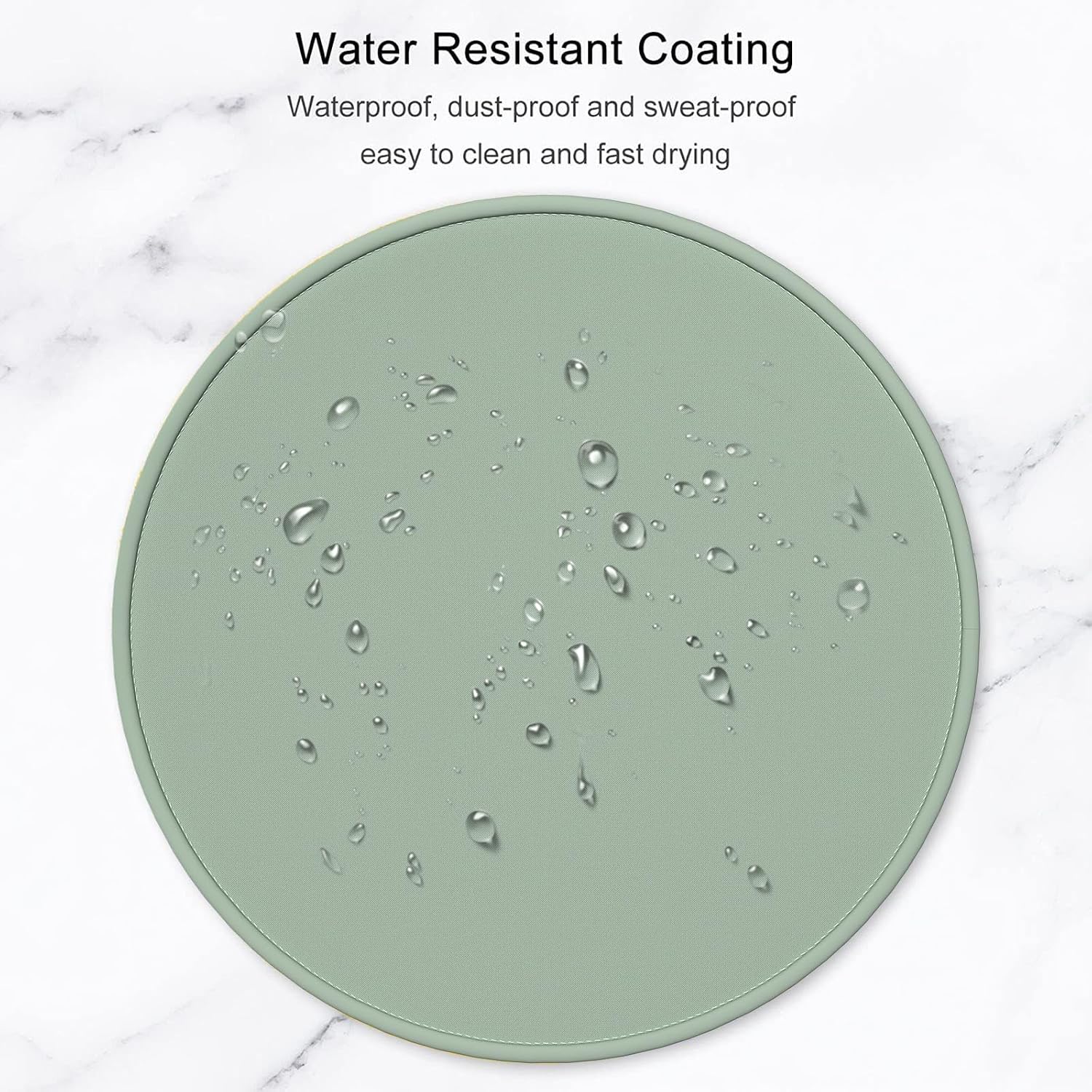Hsurbtra Mouse Pad, Premium-Textured Small Round Mousepad 8.7 x 8.7 Inch Bean Green, Stitched Edge Anti-Slip Waterproof Rubber Pretty Cute Computer Mat for Office Home Gaming Laptop Men Women Kids 7 71eiKmEeGGL. AC SL1500