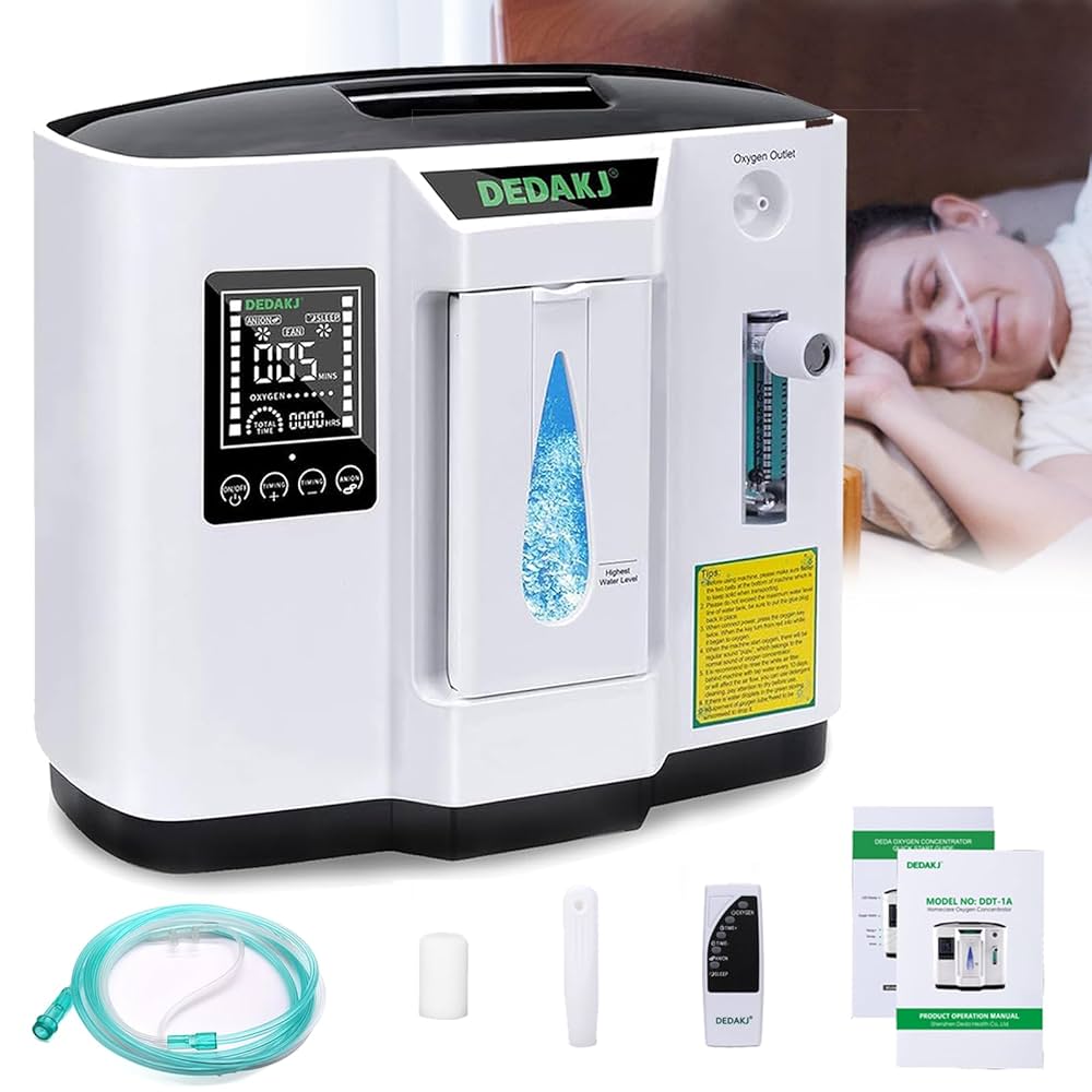 酸素発生器 DEDAKJ DE-1LW DDT  HEALTH CARE DEDAKJ Oxygen Machine, 1-7l / Min Oxygen Machine