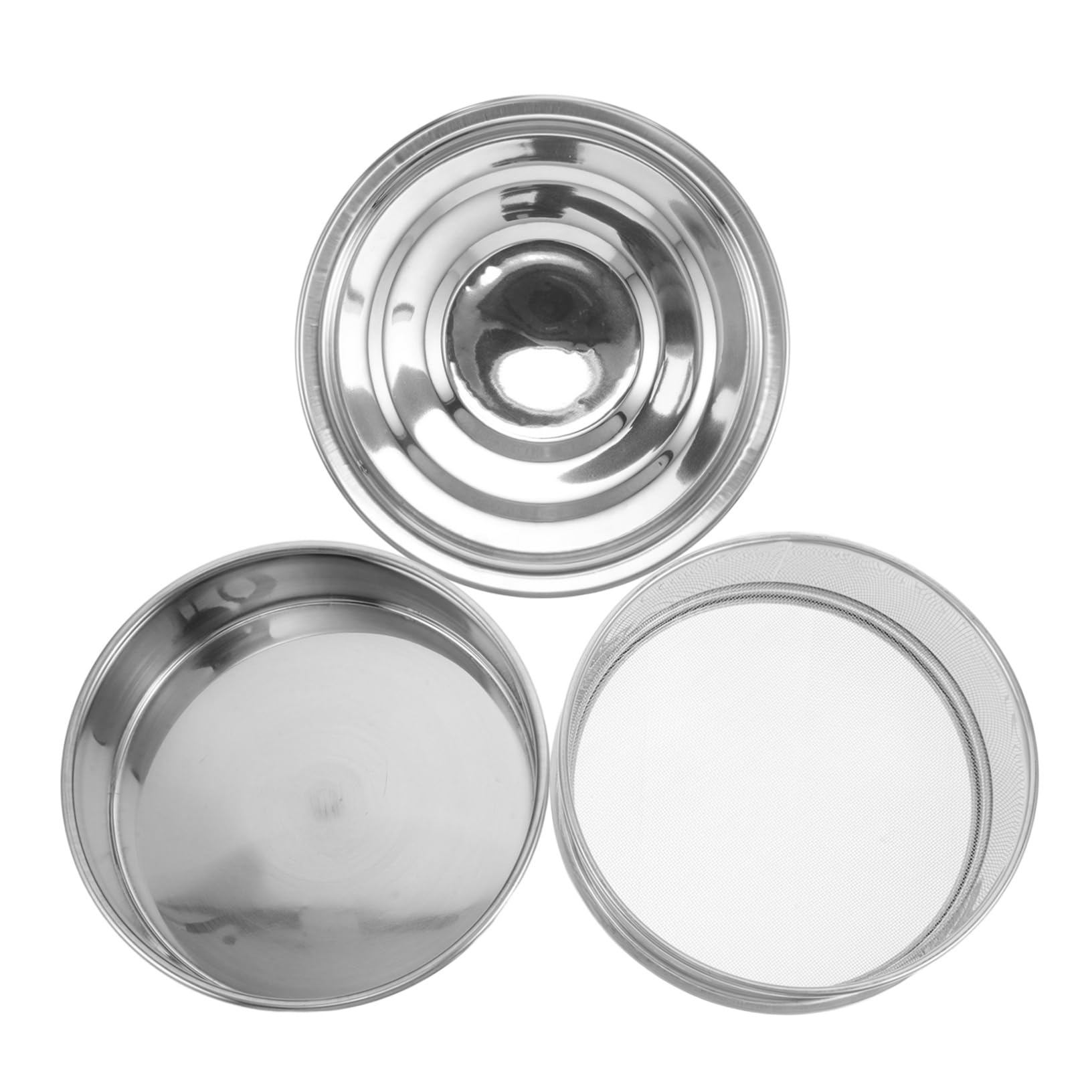 ibasenice Kit De Germination Empilable Acier Inoxydable avec Plateau De Culture Et Couvercle pour Haricots Luzerne Herbe De Blé Et Autres Germes
