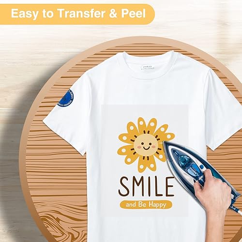 Miniatura 4 de Vinilo de transferencia de calor de 12 pulgadas x 10 pies, rollos de vinilo dorado Sooez HTV para camisetas, vinilo para planchar, fácil de cortar y