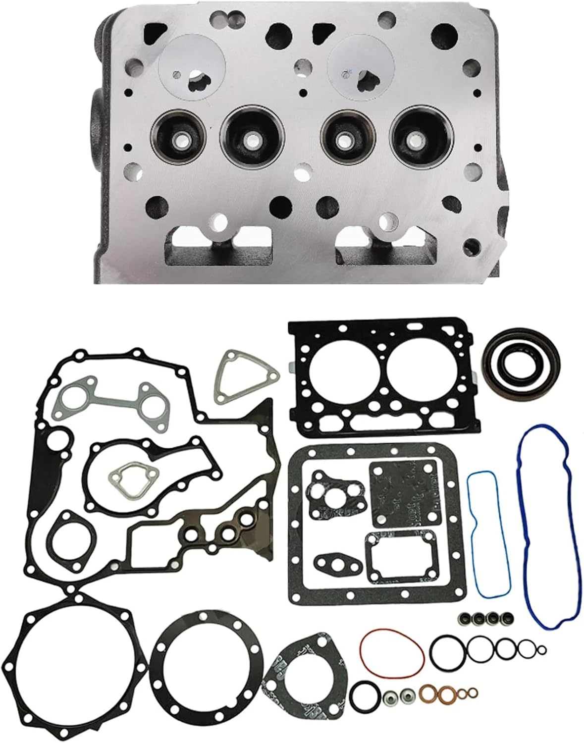 Cylinder Head Compatible for Kubota Engine Z602 (Bare Cylinder Head, Without Gasket Set)