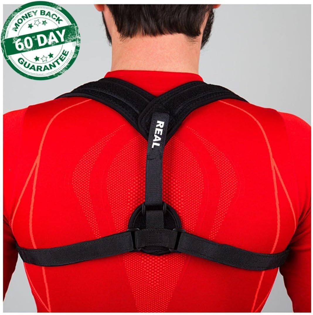 i-Healz Posture Corrector for Women & Men, Effective and Comfortable Posture Brace | Provides Clavicle Support and Pain Relief for Neck, Back & Shoulder