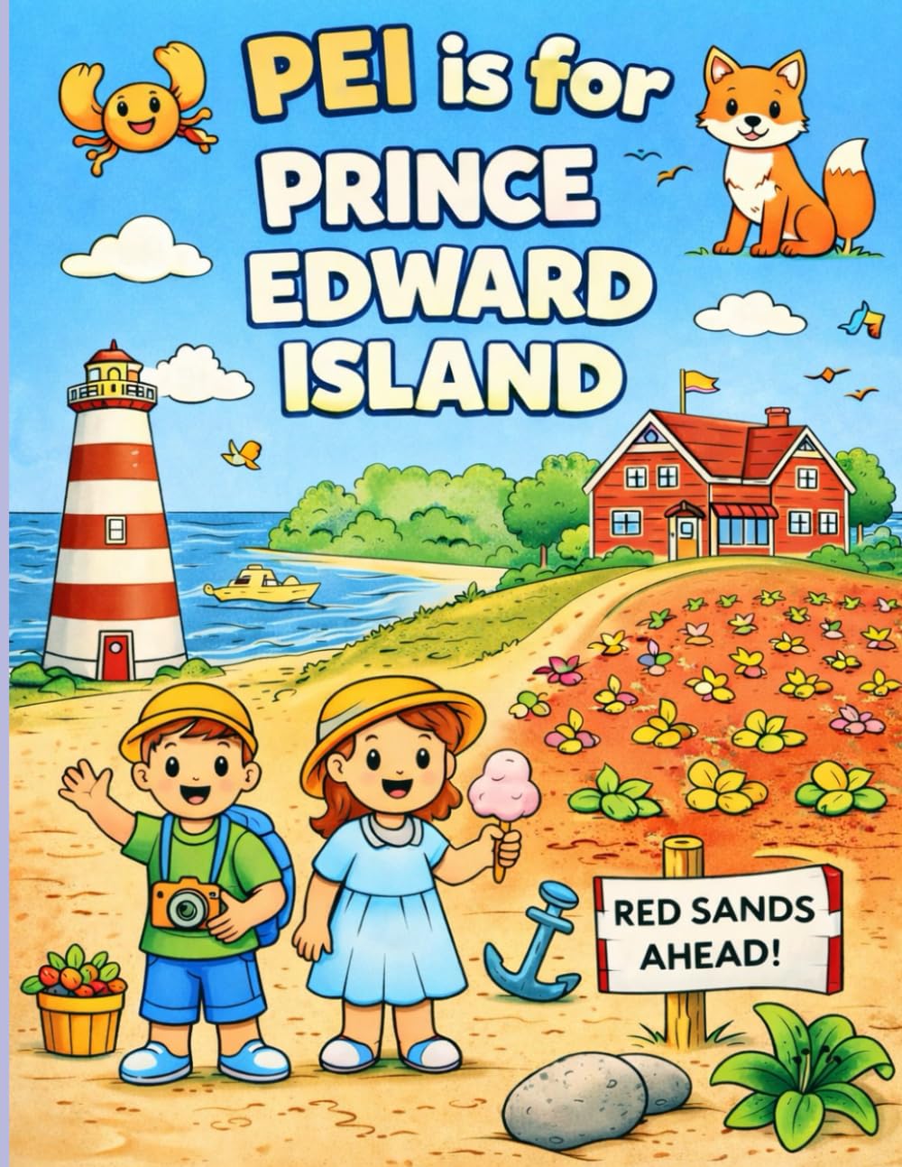 PEI is for Prince Edward Island: Fun and Simple Coloring Pages for Kids