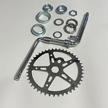 XYAUTO 2 Cup Bike Bottom Pedal Crank Kit 44T Sprocket 165mm Crank Arm | One-Piece Bicycle Crank Kit for Road Bicycle