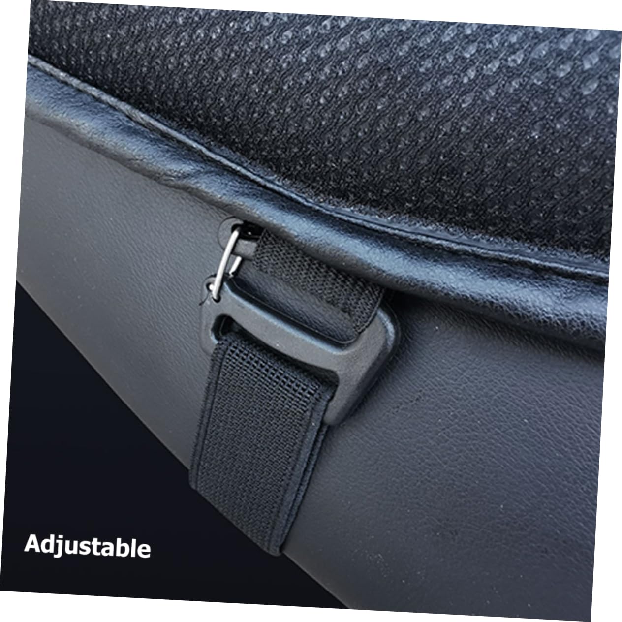 ULTECHNOVO Coprisella Moto Mesh Nero Cuscino Gel Antishock e Traspirante, Fodera Sedile Estiva per Motocicletta, Accessorio per Viaggi