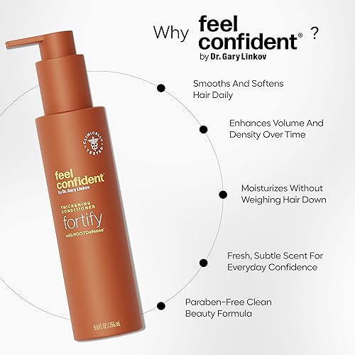 Miniatura 13 de Acondicionador espesante para el cuidado del cabello para hombres y mujeres con cabello fino o adelgazante – cirujano capilar formulado con semillas