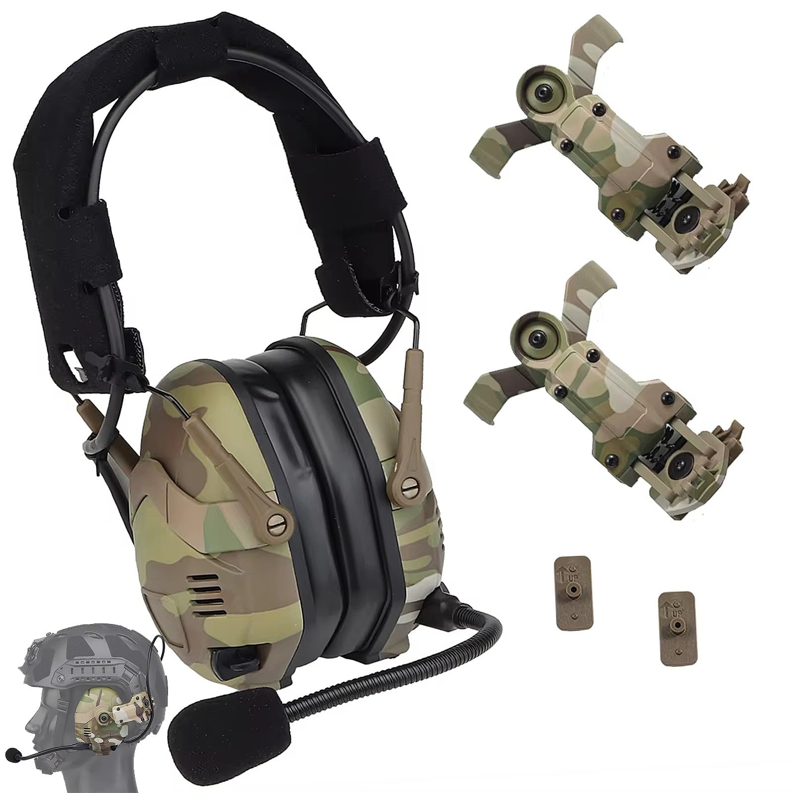 Orejeras de protección auditiva con Bluetooth para aislar el ruido del campo de tiro 8