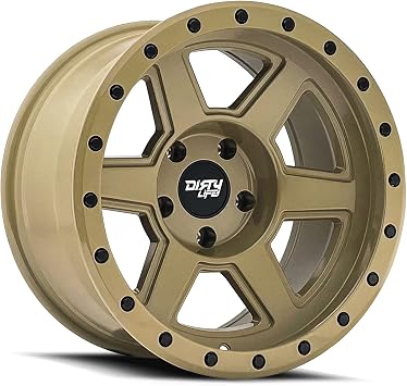 Dirty Life 9315 Compound 17x9 5x5" -12mm Desert Sand Wheel Rim 17" Inch