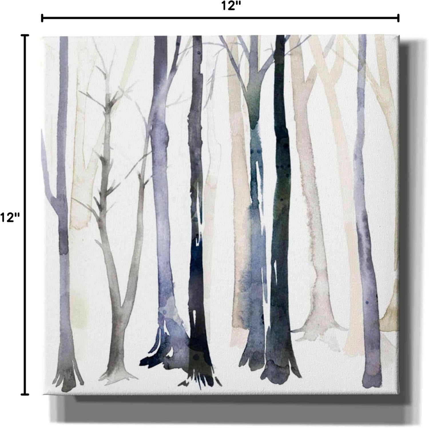 Epic Graffiti 'In the Forest II' by Grace Popp Canvas Wall Art, 12"x12"