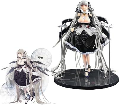 Azur Lane Anime Figure Statue - 27CM HMS Formidable Interchangeable Face Action Figure Maid Model Desktop Decoration Collectible Gifts