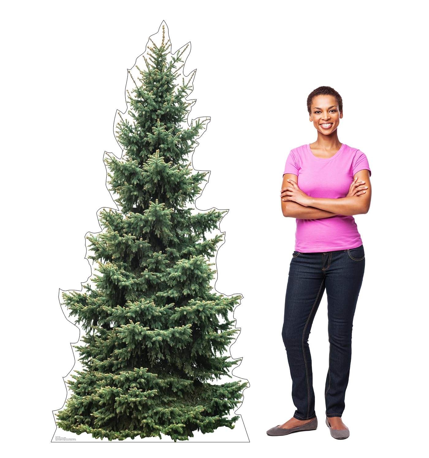 Amazon.com: Cardboard People Fir Tree Life Size Cardboard