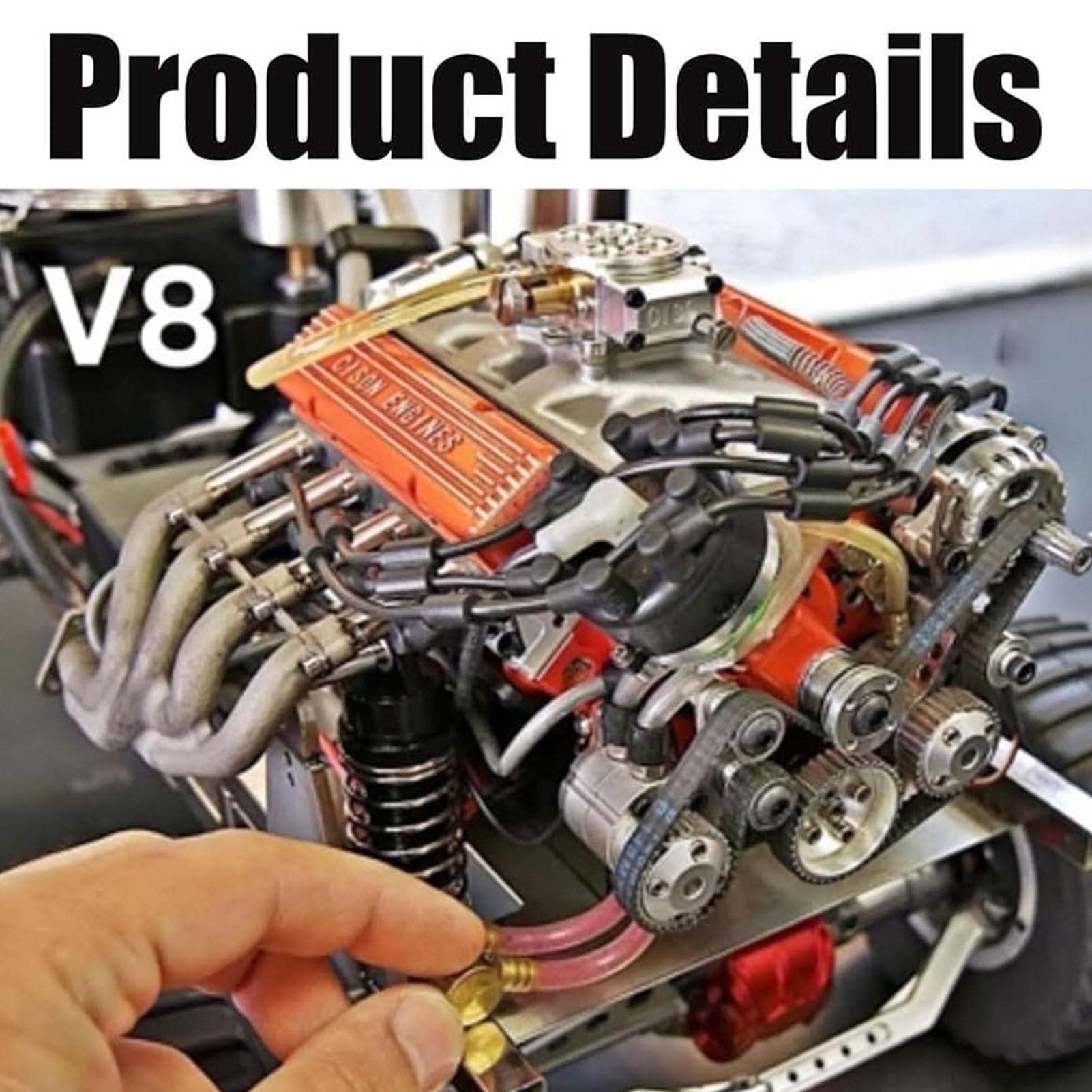 Amazon.co.jp: Cison V8エンジンキット ガソリン - 4ストローク 44cc