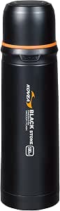 Kovea Kovea Black Stone 0.5L Termos Kampta, Doğa Gezilerinizde Hatta Günlük Hayatınızda Kullanabileceğiniz Termos, Unisex, Siyah, 0.5 l