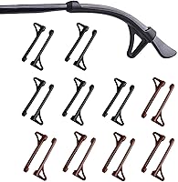 Vista 8 de Almohadillas para gafas con gancho, agarres antideslizantes de silicona para las patillas para gafas, ganchos para las orejas, retenedores de gafas