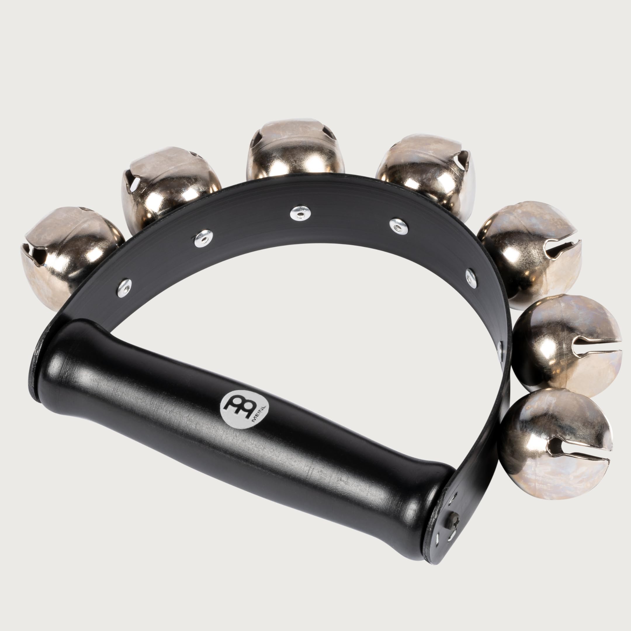 Meinl Percussion SLB7 - Campanelle a mano, con 7 sonagli, colore: Nero