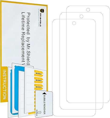 Miniatura 2 de Mr.Shield Paquete de 3 Protector de pantalla diseñado para Motorola Moto G13  Moto G23 antirreflejos mate (material PET)