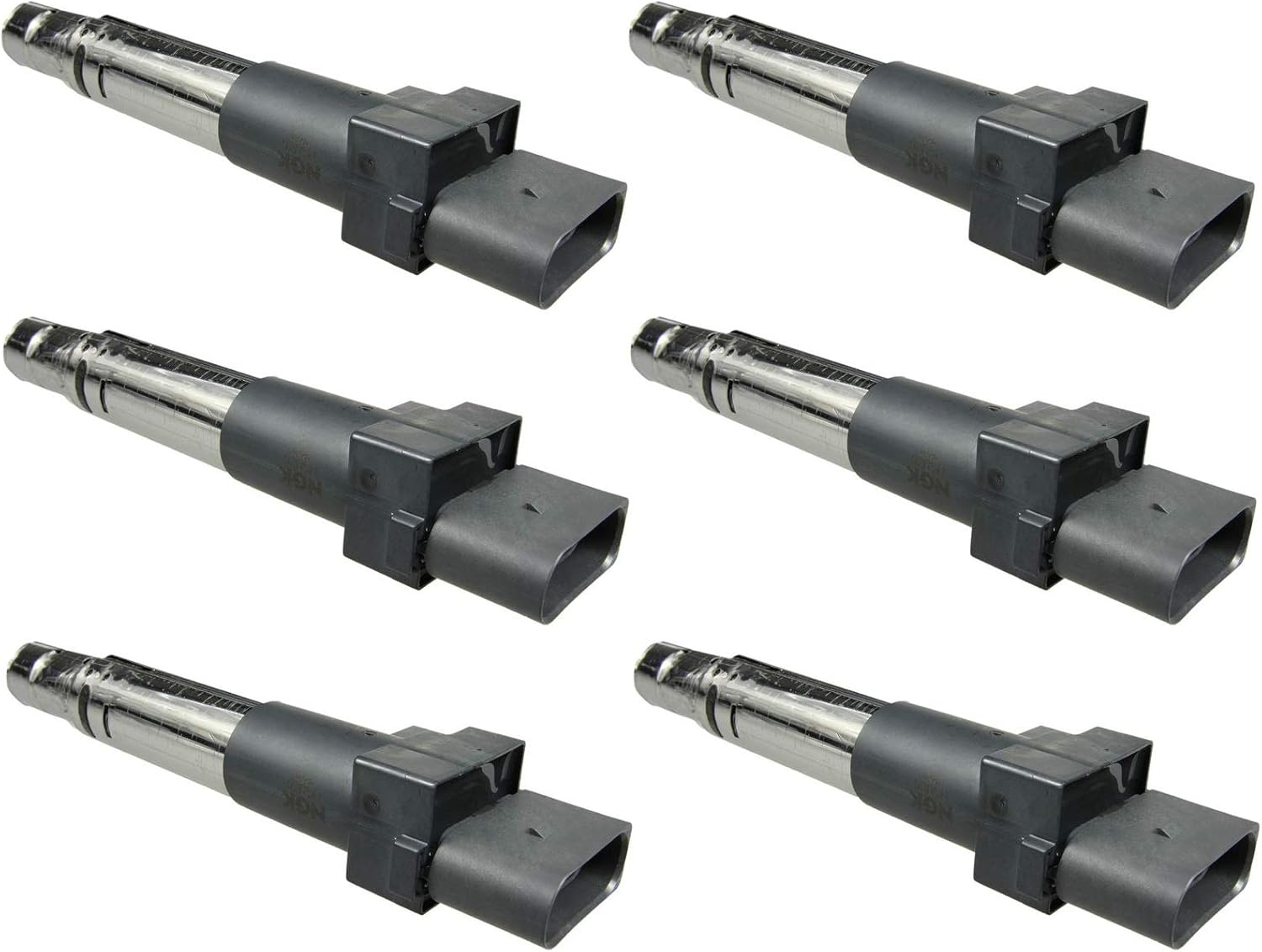 Set of 6 NGK Direct Ignition Coils for Audi Q7 Porsche