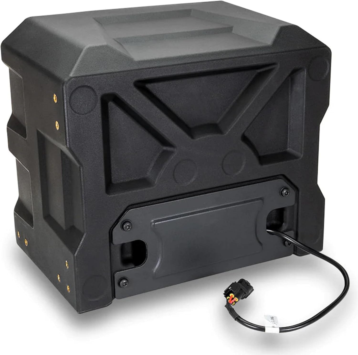 SSV Universal 10-inch Subwoofer Enclosure rear view kalawan wiring