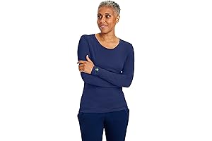 Healing Hands Women&#x27;s Underscrub Soft Knit Melissa Longsleeve Scrub Tee