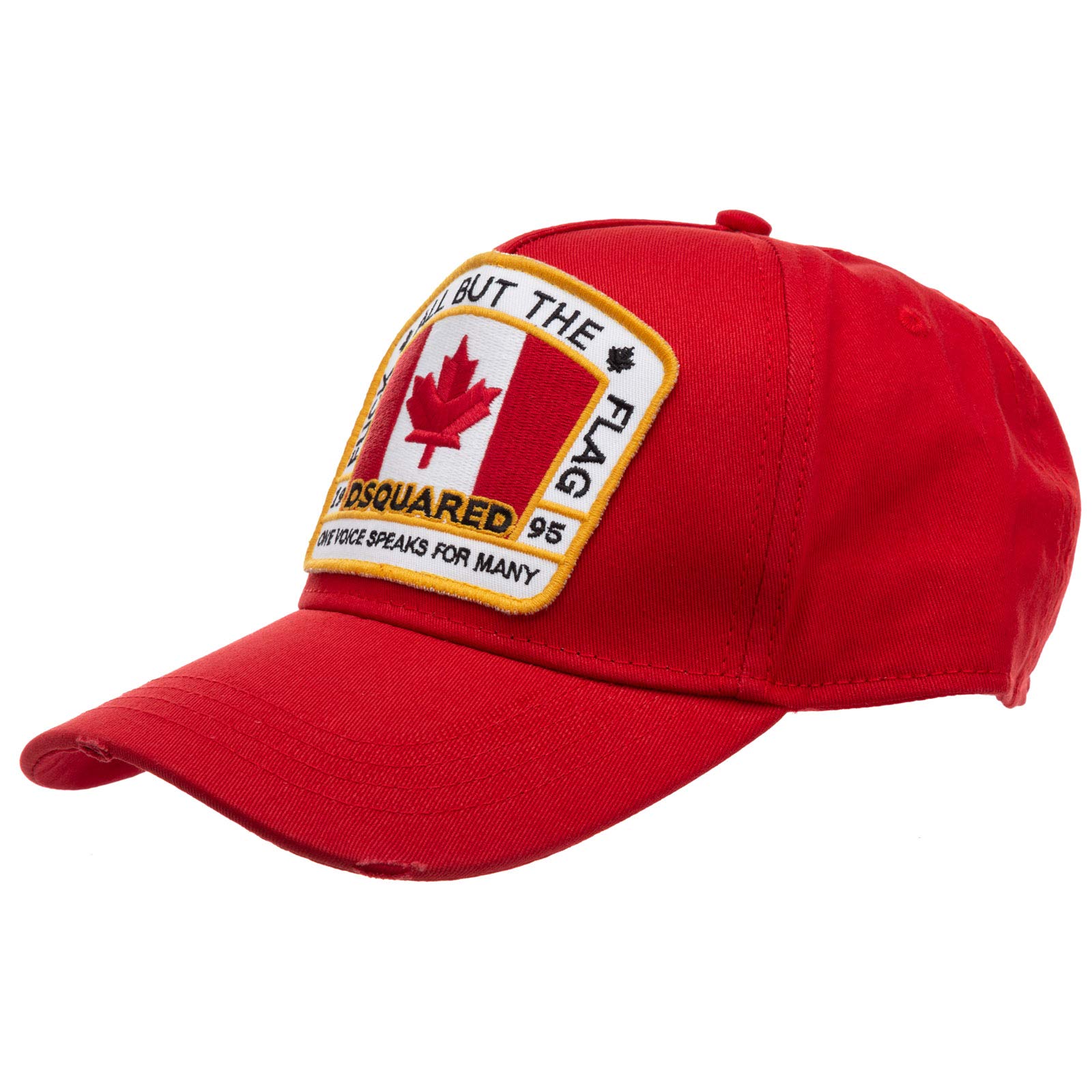 Dsquared2 DSquared2 'All But The Flag' Logo Cap Red RED ONE Size