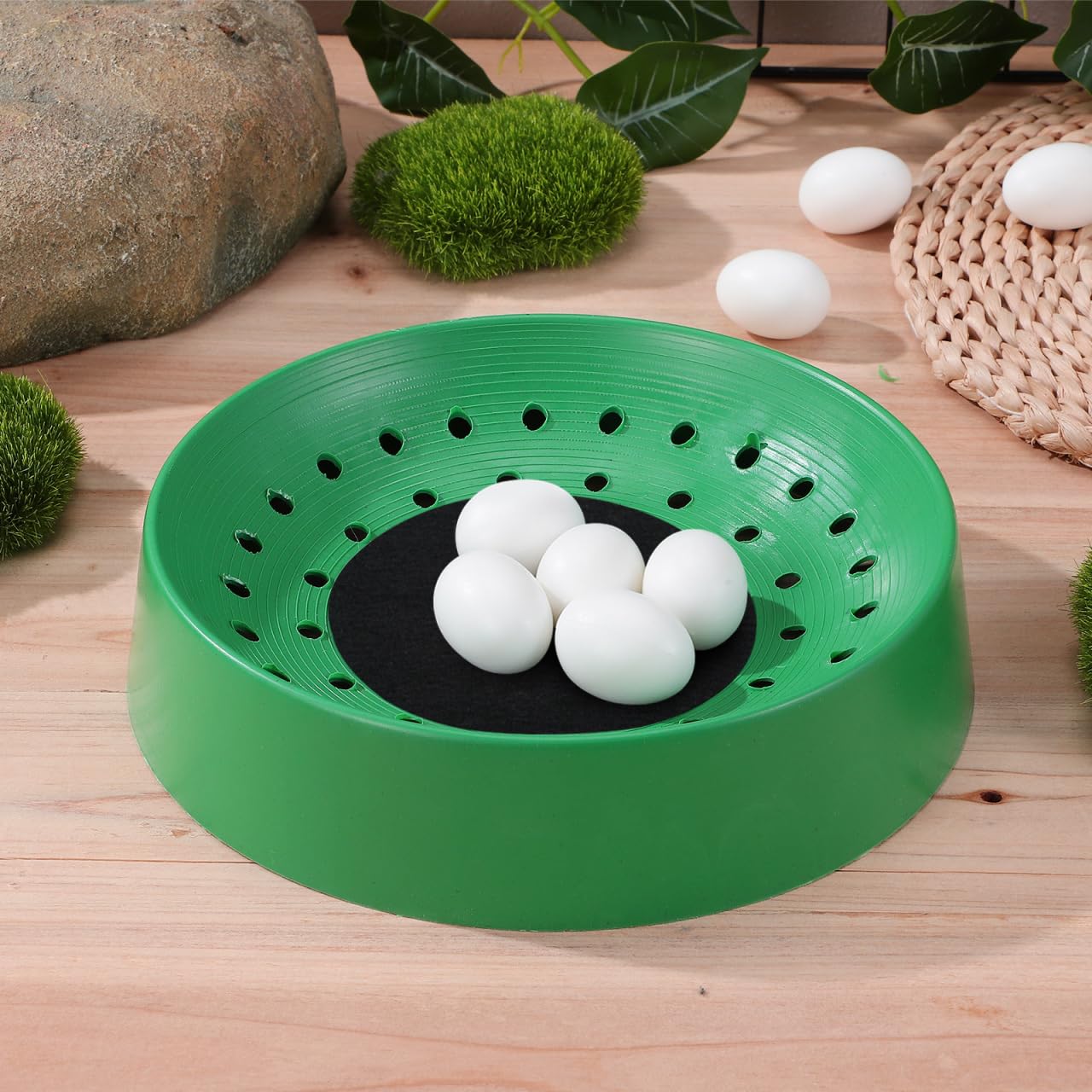 Happyyami 10 Uds. de plástico nido de pájaros palomas nido de palomas caja de incubación de cría de huevos de cría de palomas palomas pájaros pequeños mascotas