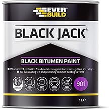 Everbuild Black Jack 901 Bitumen Paint – Solvent Based – Black – 1 Litre