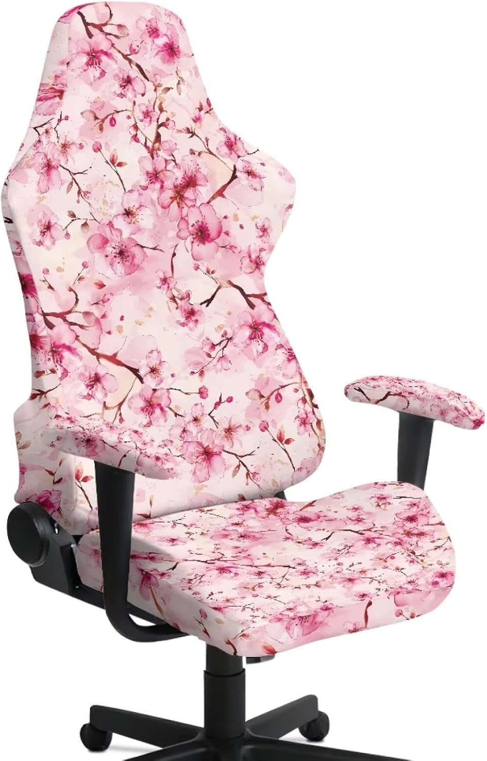 Highland Cow Gaming Chair Cover 4 Piece with Armrest Covers Soft Gaming Chair Covers Slipcovers Scratch Proof Removable Protector for Reclining Racing Gaming Game Chairs