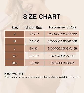 Wireless Pushup Bra for Women - Womens Seamless Bralettes No Underwire Padded Bras with Full Support and Lift