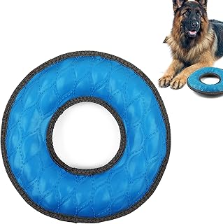 SuperChewy Tough Floating Dog Water Toy | Lifetime Replacement Guarantee | Strong Natural Rubber | Great Dog Fetch Toy | Pool Swimming Toy for Puppy| Durable Training Toy for Non-Aggressive Chewers