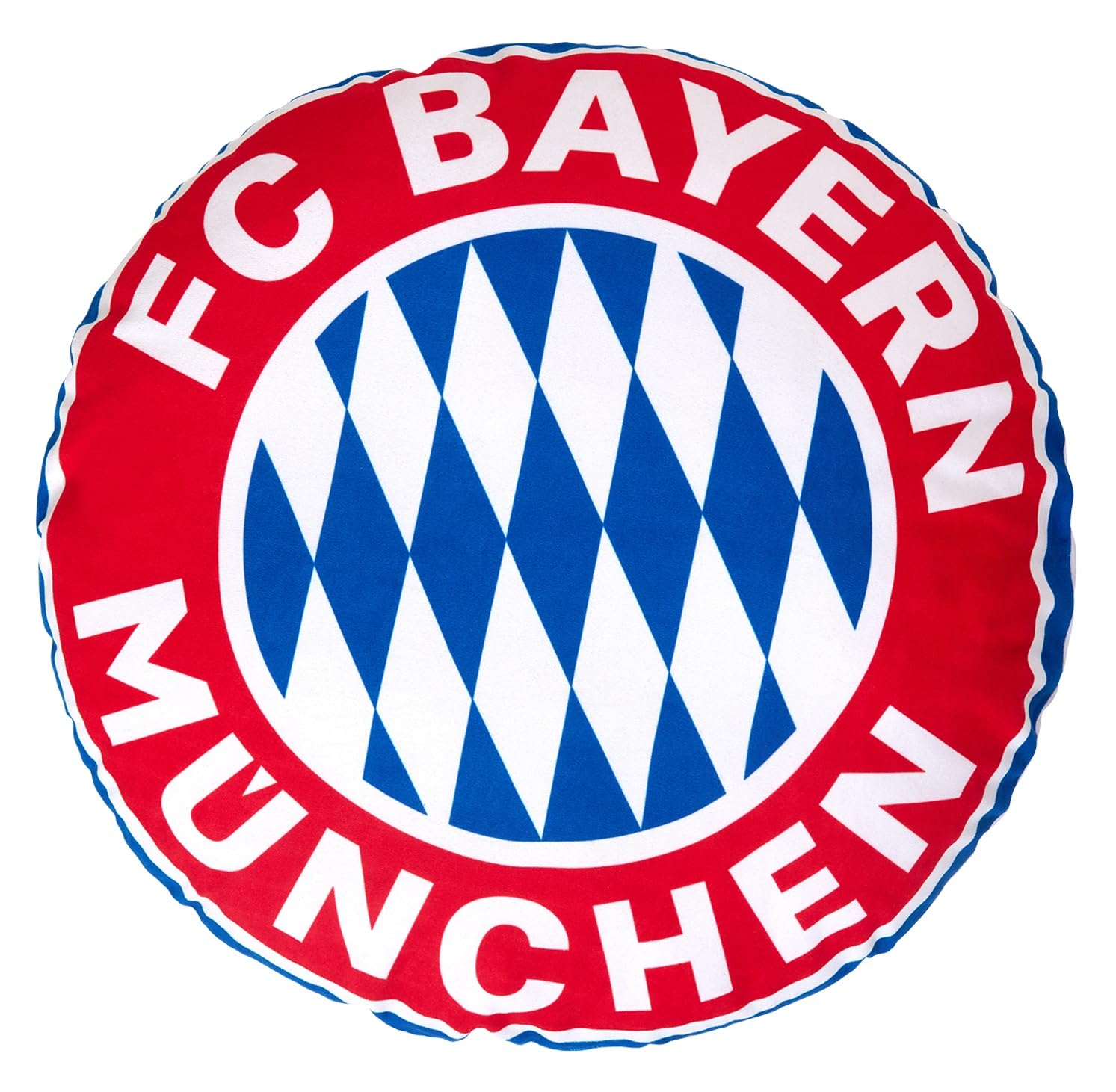 FC Bayern München Kissen - Rekordmeister - FCB Dekokissen Logo, Rundkissen