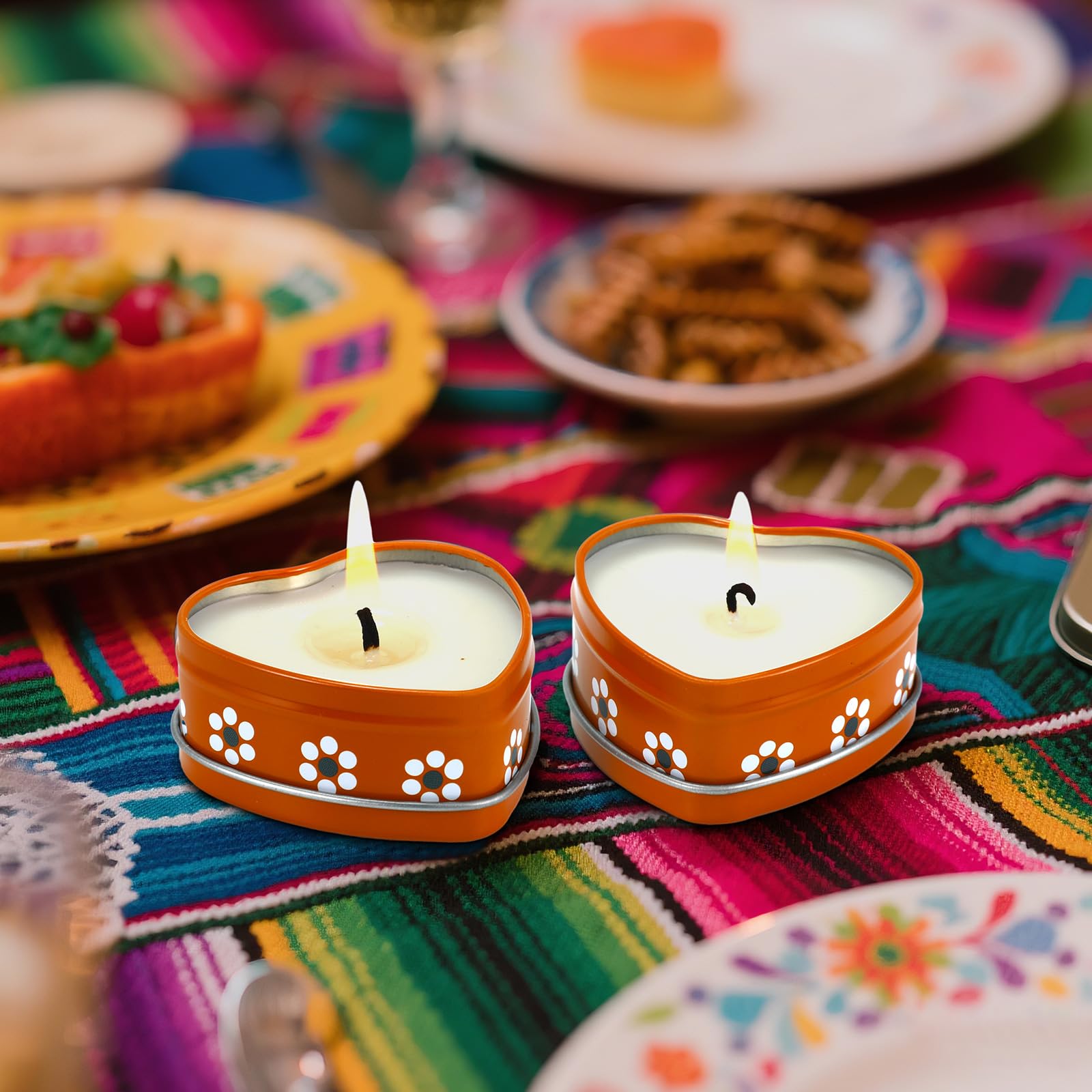 Amazon.com: 16 Pcs Cielito Lindo Party Candles Mexican Scented