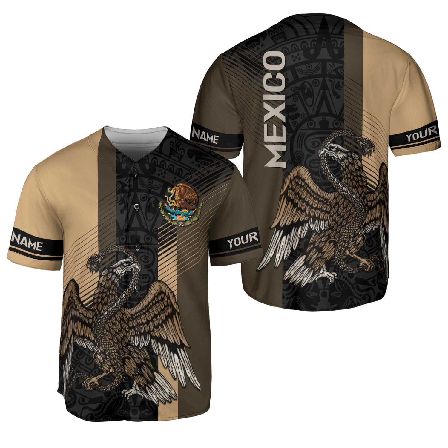 Personalized Mexico Baseball Jersey, Mexican Baseball Jersey for Men Women Mexicano Flag Jersey Mexican Flag Pride (US, Alpha, 5X-Large, 5X-Large, Regular, Regular, BJ428)