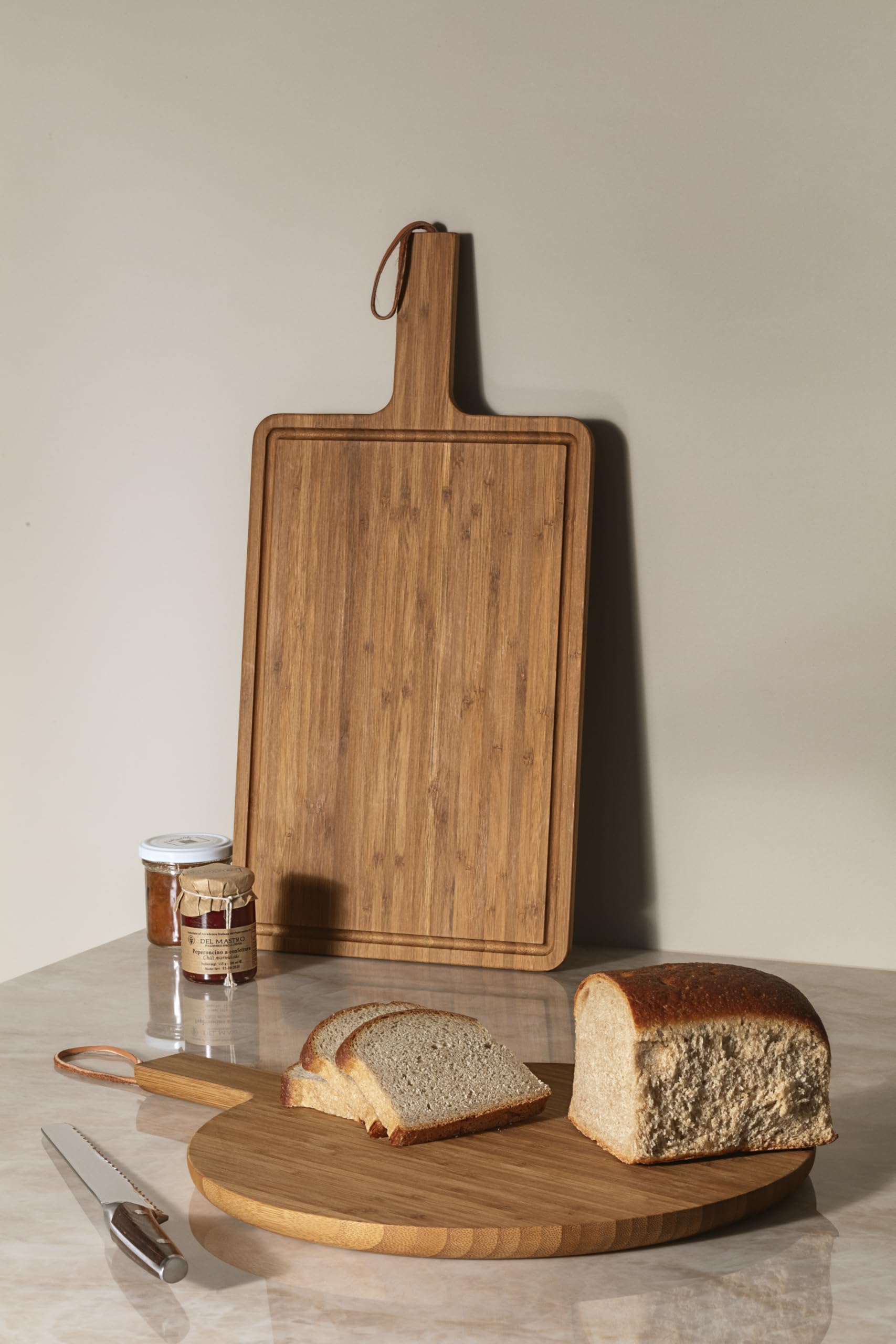 Eva Solo | Nordic Kitchen Schneidebrett Ø 35 cm Bambus | Ideal für die Zubereitung von Speisen und zum Servieren | Bamboo