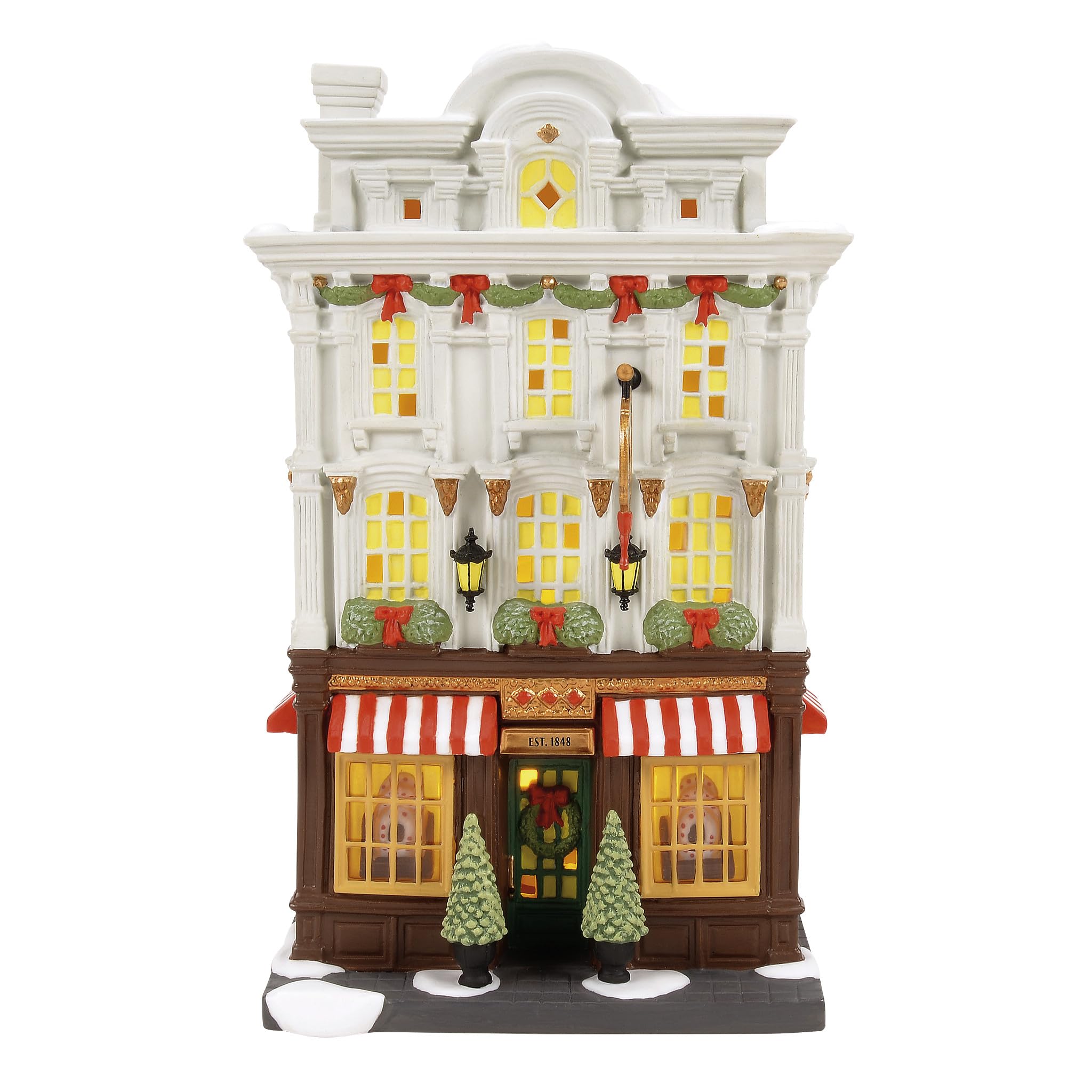 Department 56 Christmas in The City Village - Edificio Illuminato di Chris Kringles, 20 cm, Multicolore