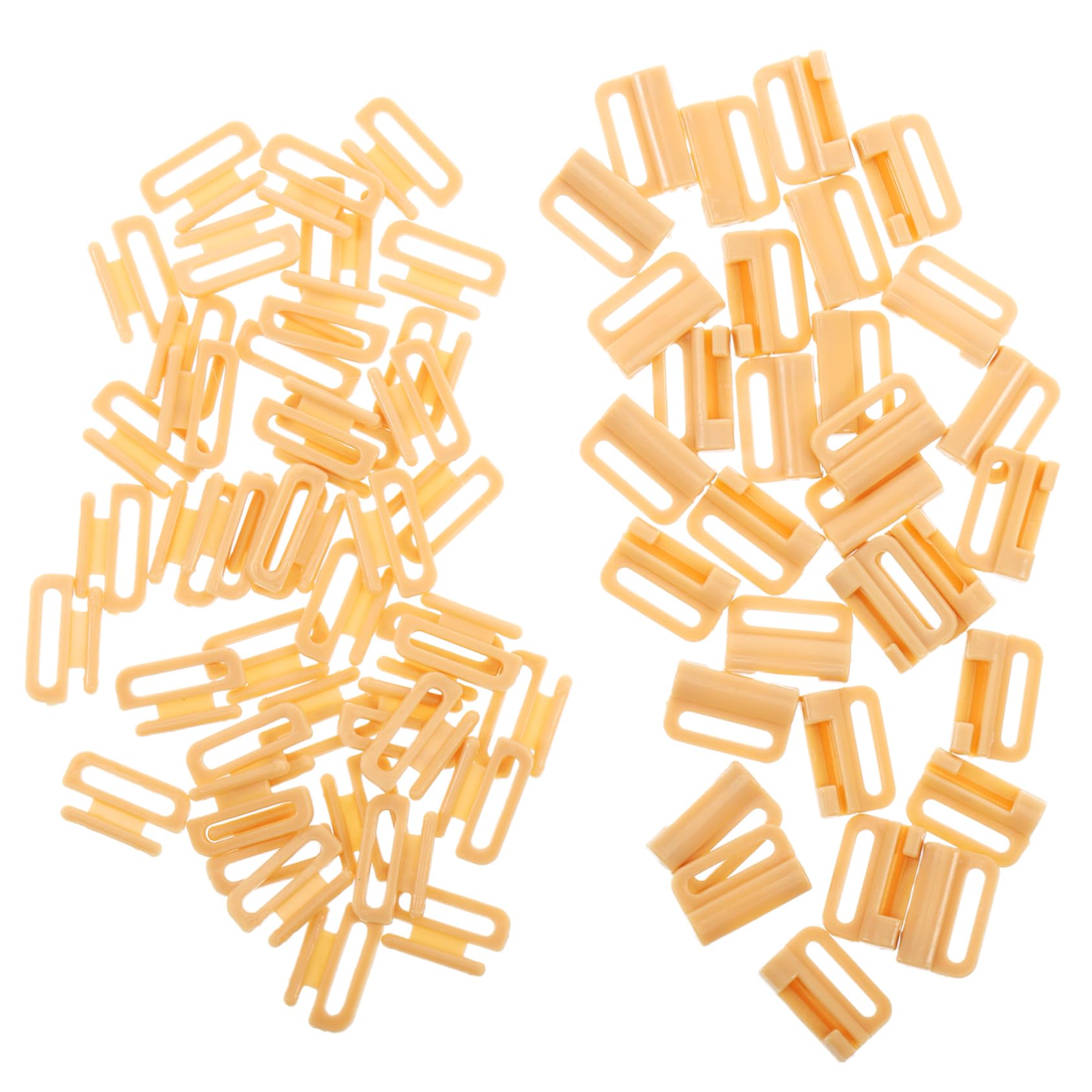 TENDYCOCO 100 Sets Underwear Button Coat Hooks Comforter Door Nursing Bra Breastfeeding Breasts Cups Clear Bra Straps Quilt Removable Hold Clear Duct Tape Bra Front Closing Clasps Plastic