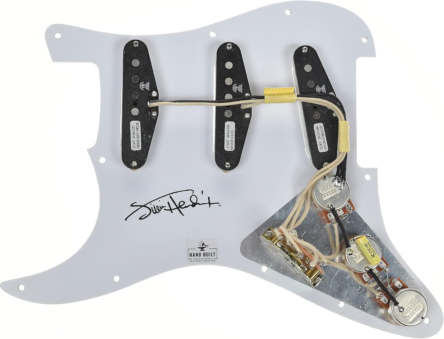 Seymour Duncan Jimi Hendrix Signature Loaded Pickguard - Standard Style