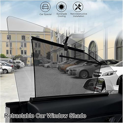 Miniatura 3 de Parasol de ventana de elevación de automóvil compatible con Volvo XC40 S80 S90 V90 cortina retráctil personalizada para ventana lateral, visera