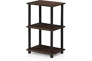 FURINNO Turn-N-Tube Space Saver Standing Shelves