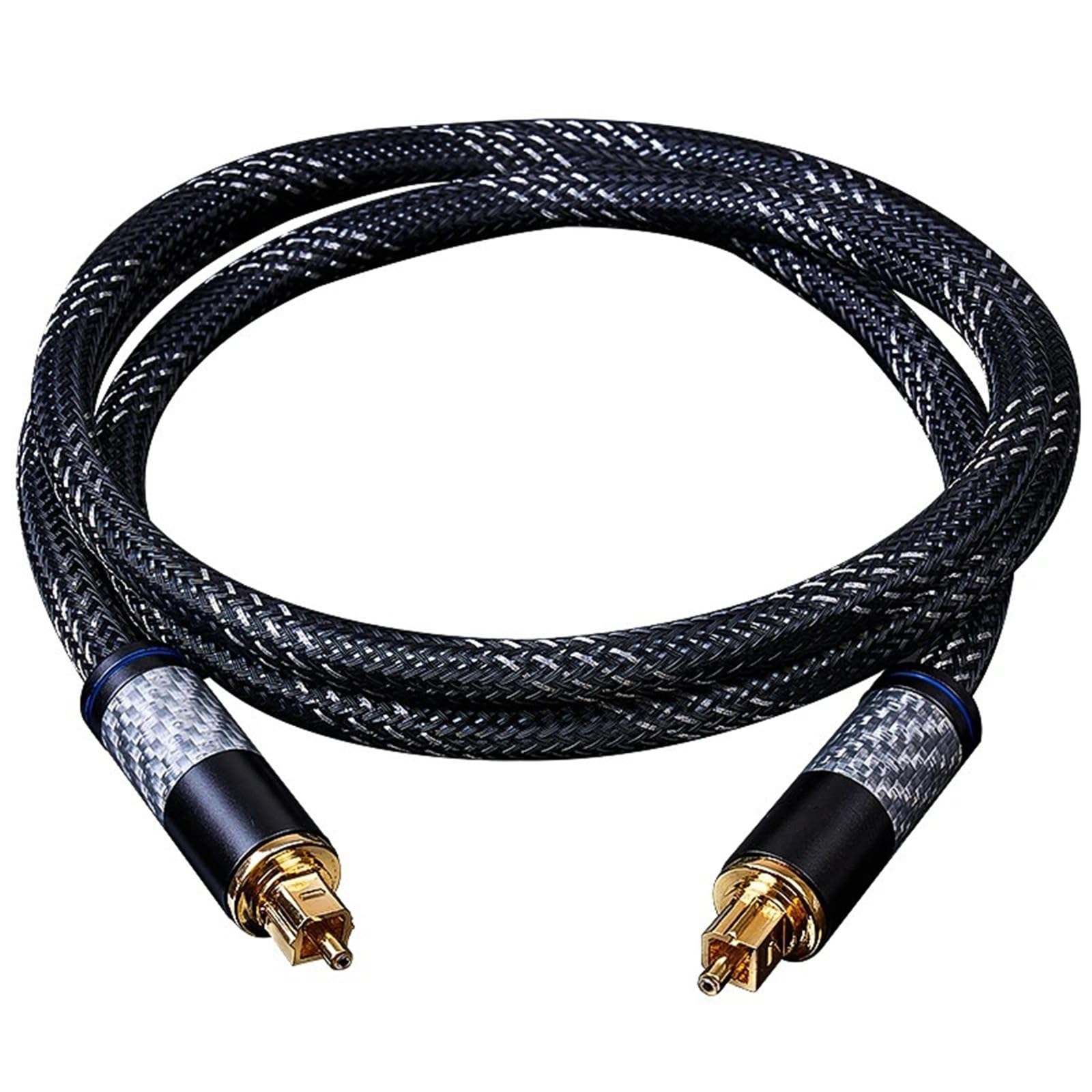 Cavo Audio In Fibra Ottica Digitale Coassiale Toslink HIFI For Amplificatori In For Soundbar Blu-ray PS4(2m)