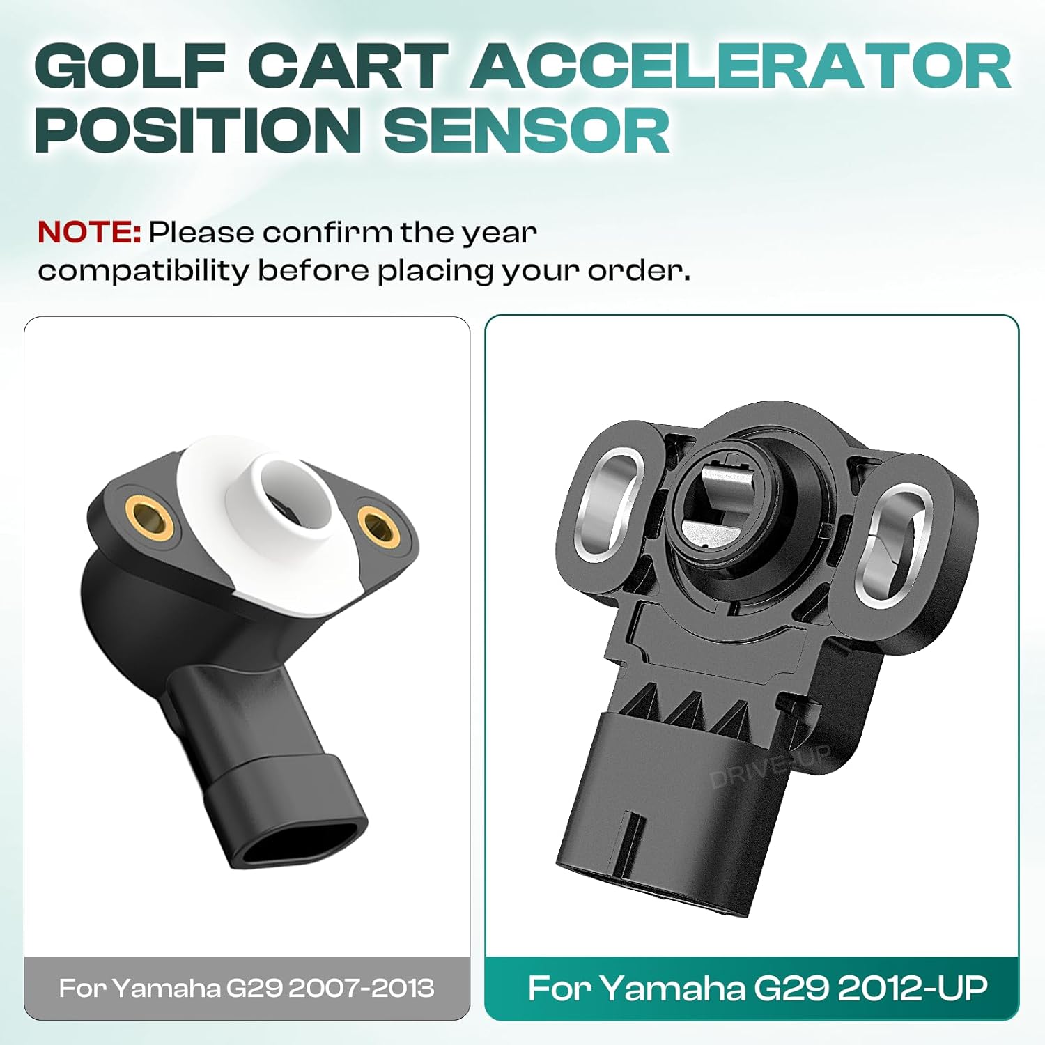 DRIVE UP Golf Cart Throttle Sensor for Yamaha G29 Electric 2012-Up Models Yamaha Drive 2 and Drive 3 OEM JW9-H5885-00-00