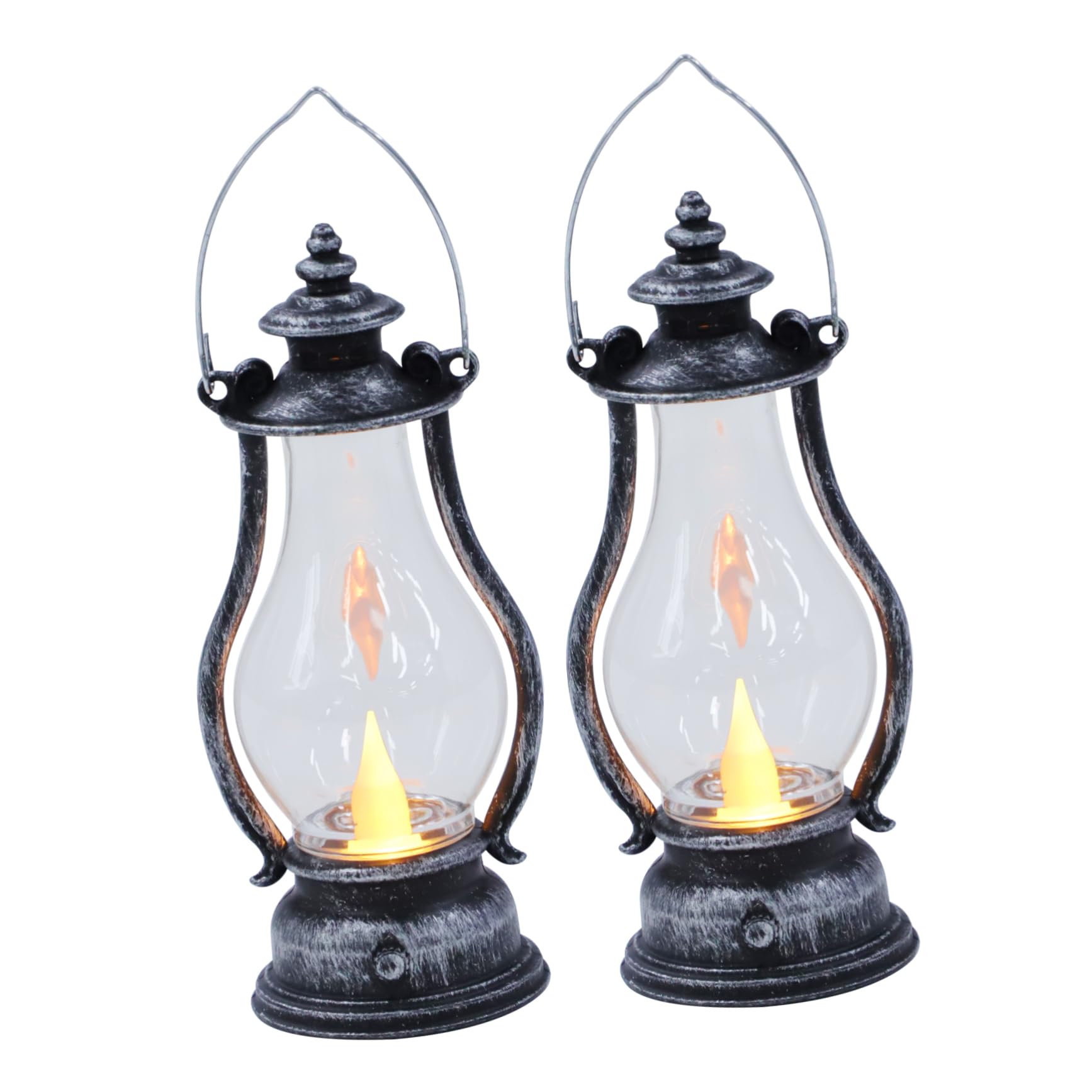 Alipis 2pcs Vintage Hanging Lamp Retro Candle Light Elegant Atmosphere Material for Home Decor and Parties for Year Use