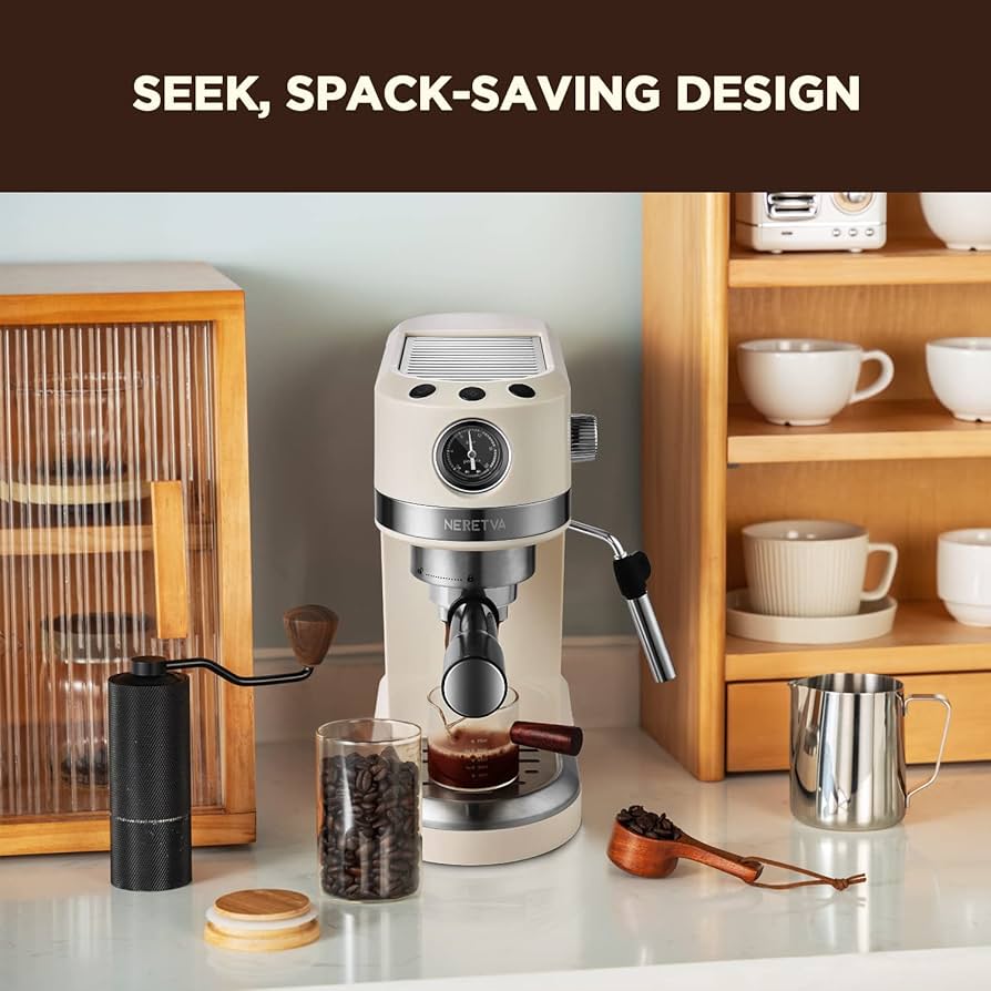 Amazon | Neretva 20バー エスプレッソコーヒーマシン スチームワンド Amazon | Neretva 20バー エスプレッソコーヒーマシン スチームワンド