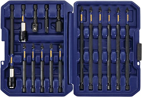 Impact Screwdriving Bit Set, Assorted, 16 Piece (IWAF1316)