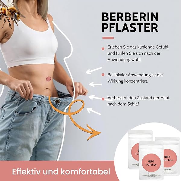 TKGEOUE 90 Stück metabalance patch, meta balance patch, berberine pflaster, Figurpflege-Pflaster für Bauch & Taille - 5