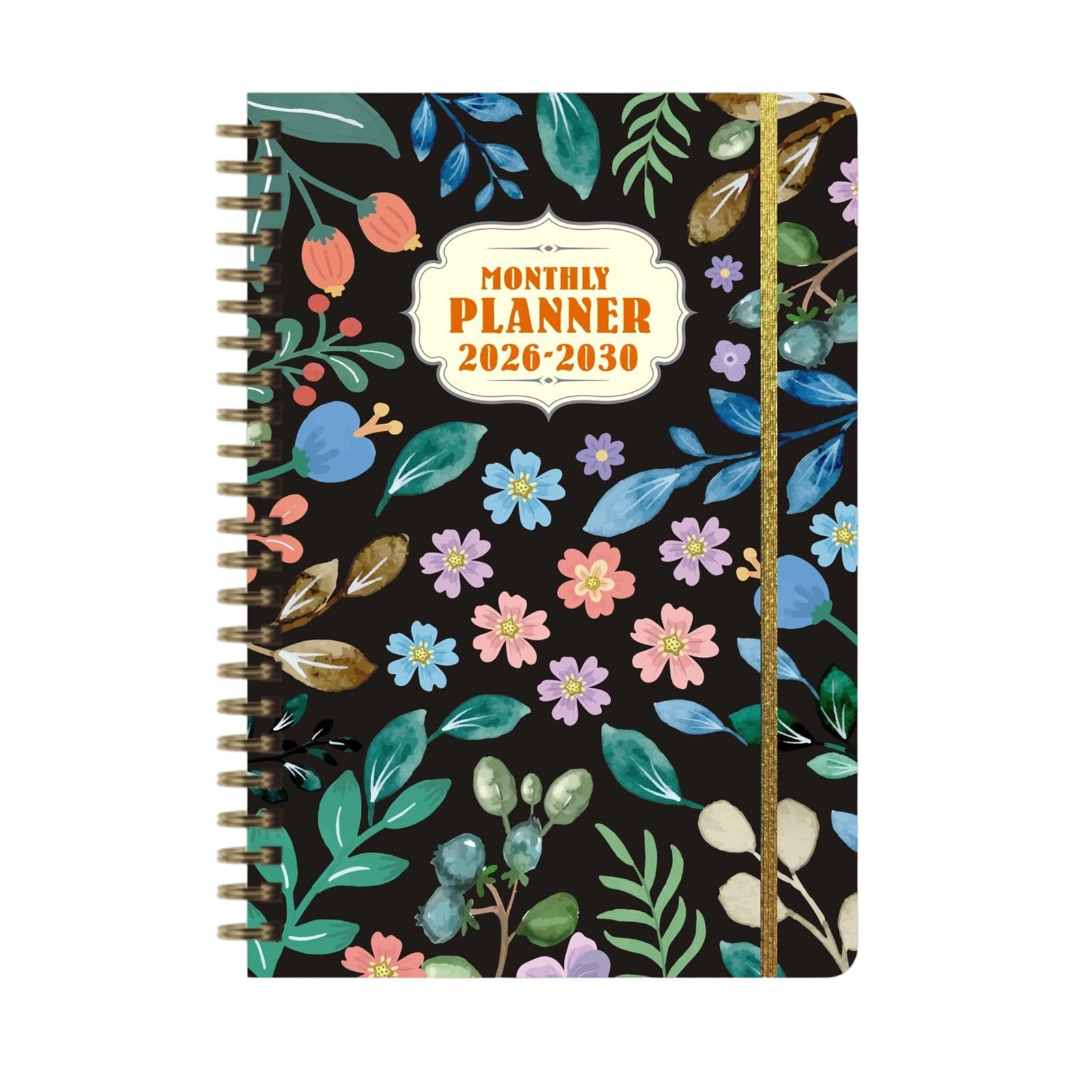 2026-2030 Monthly Planner | 5 Years Month To View Diary | 5 Year Planning Coil Bound Datebooks | 60 Months Agenda Organizer Calendar For School Student Business Work Desk Scheduling