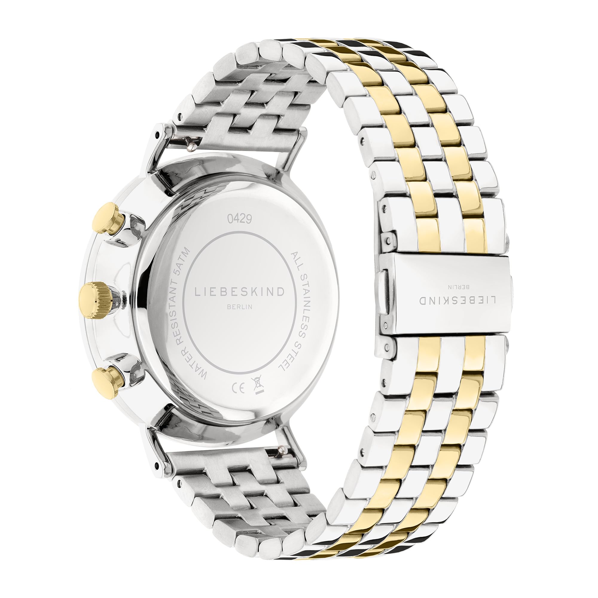Liebeskind Berlin Damen Chronograph – Rundes Gehäuse (40 & 36 mm) – Quarzwerk – Edelstahl- oder Lederarmband – 5 ATM wasserdicht – Modernes Design