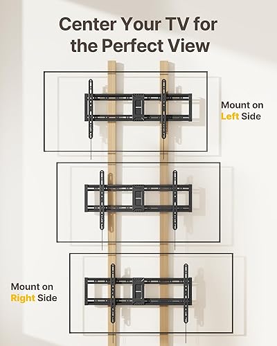 Miniatura 5 de monTEK Soporte de pared fijo resistente para televisores de 43 a 95 pulgadas, soporte ultra delgado de perfil bajo de 1.1 pulgadas, capacidad de 200