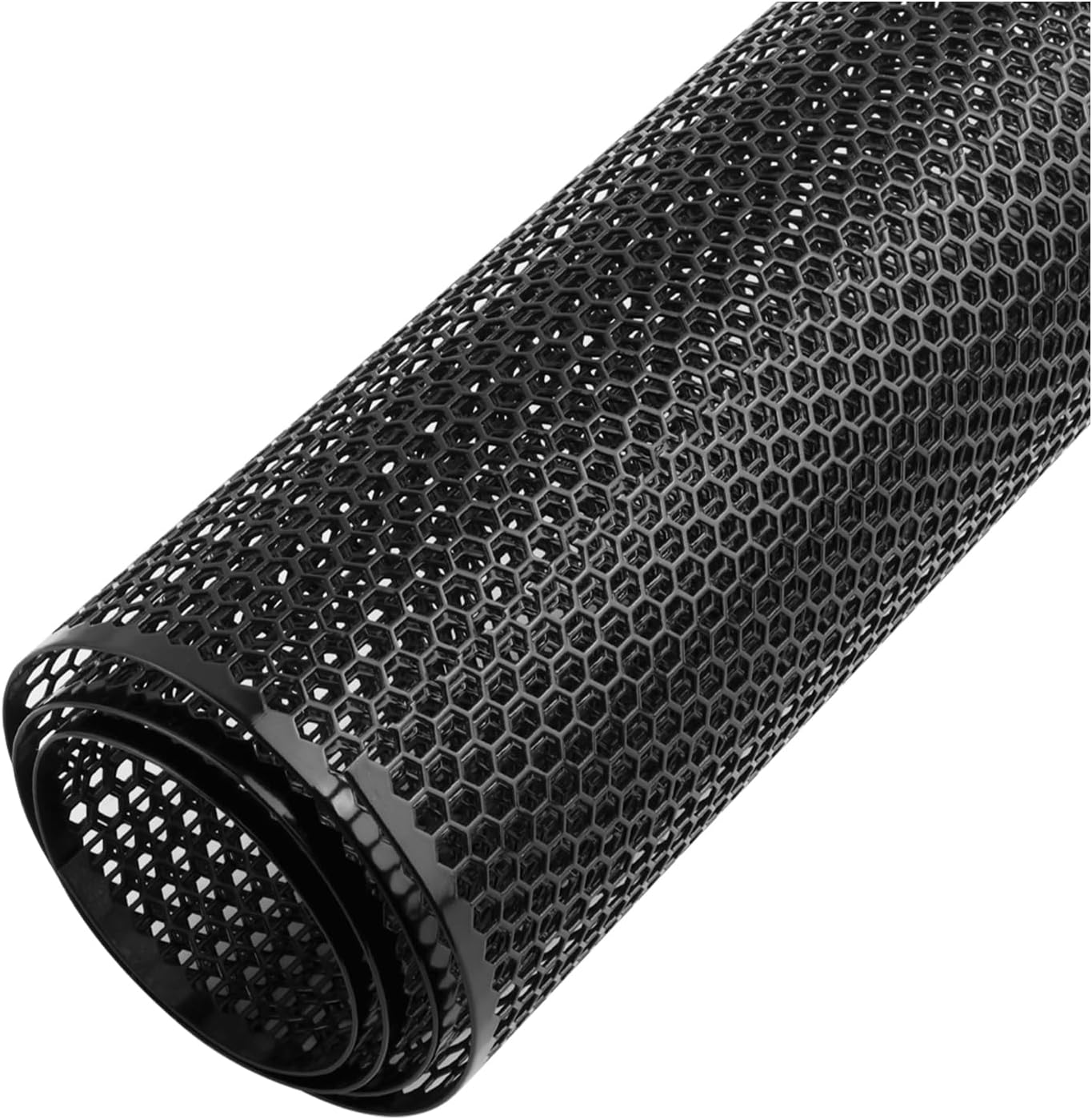 40x13" Car Grill Mesh for Bumper,Cuttable Metal Mesh Grill with 6mm Honeycomb Meshes Eyelets for Blocking Stones/Branch,Aluminum Alloy Car Metal Meshes Screen Grille Inserts (6mm Hexagonal)